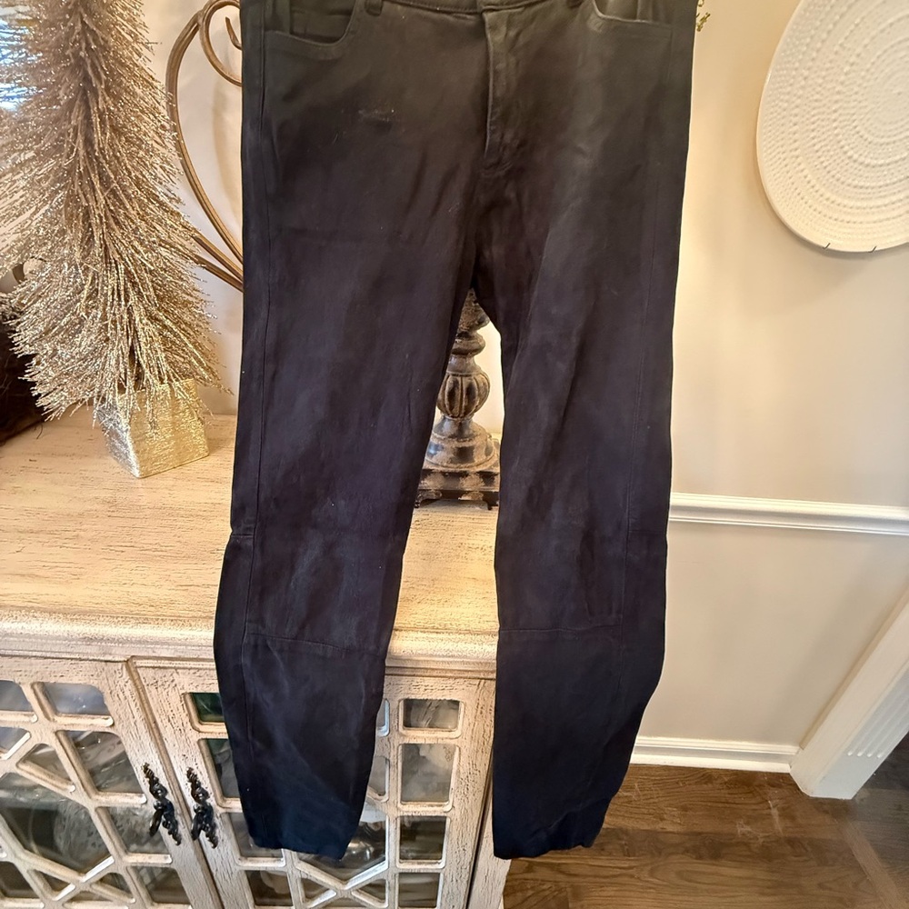 Vince Black 100% Leather Pants